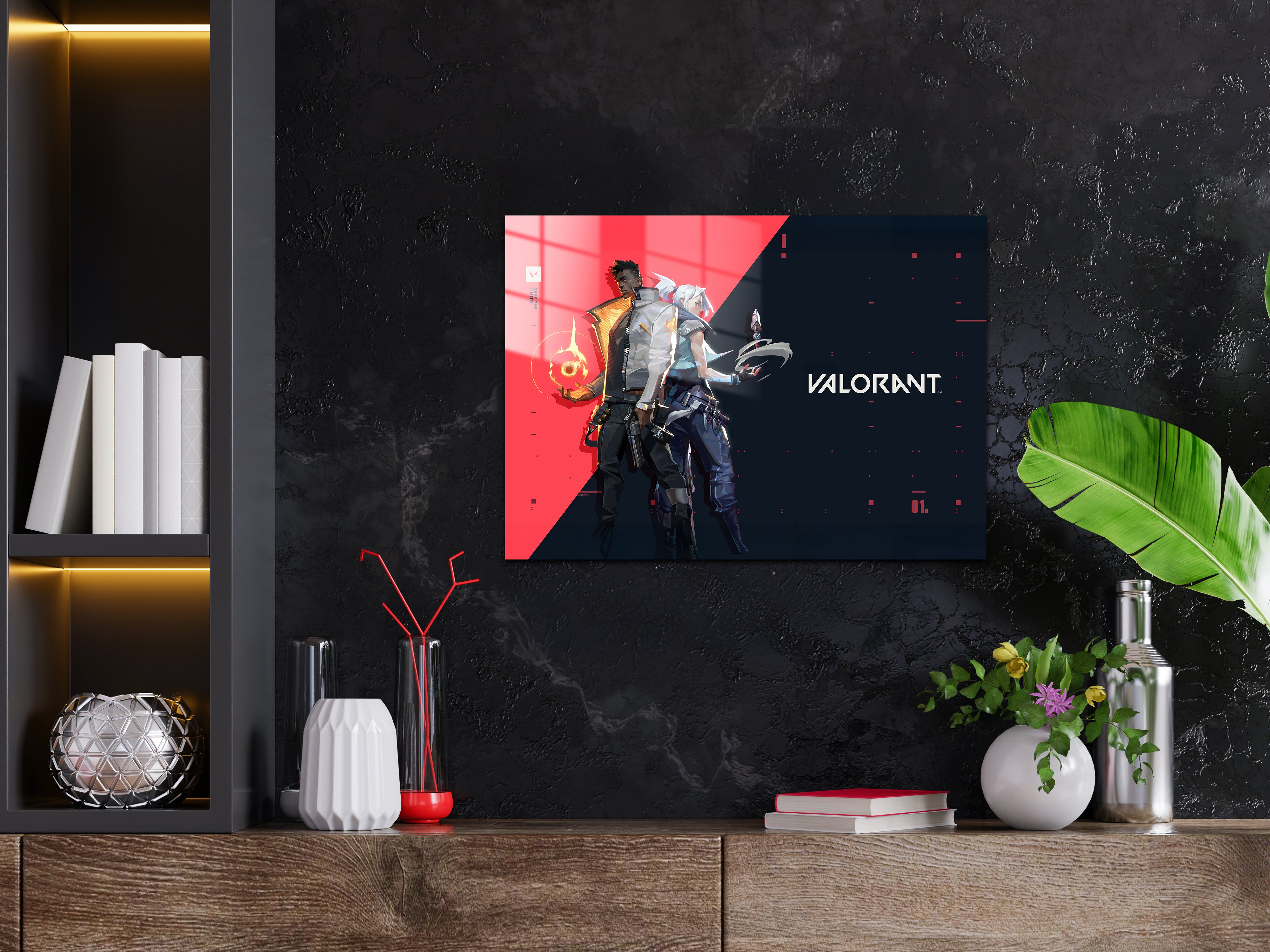 Phoenix Jett Valorant Metal Poster 1102