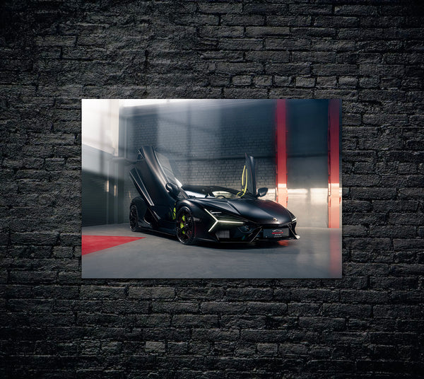Lamborghini Revuelto V12 Metal Poster 1674