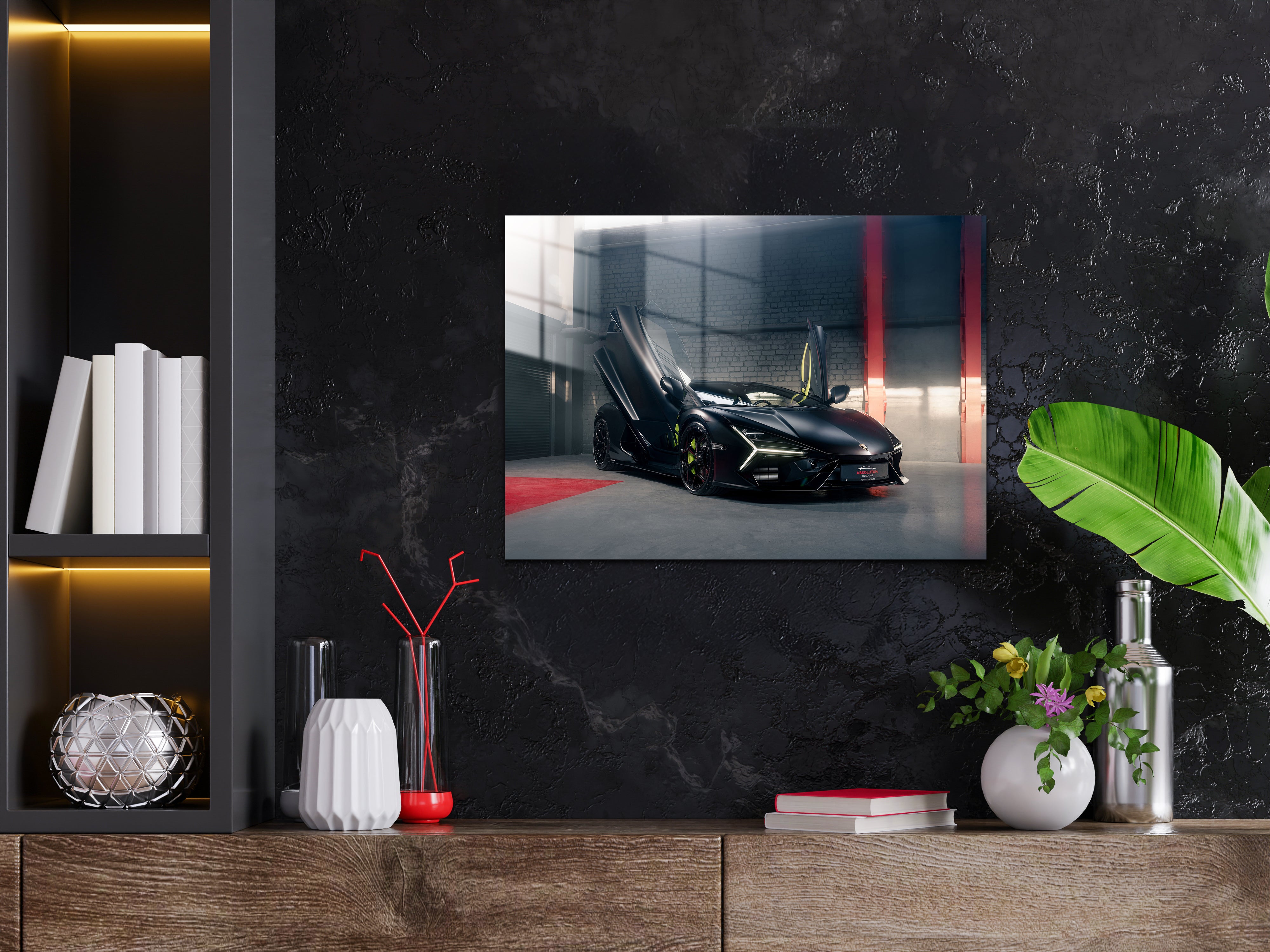 Lamborghini Revuelto V12 Metal Poster 1674