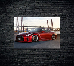 Nissan GTR 35R Metal Poster 1674