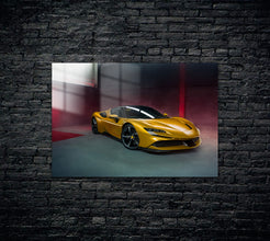 Ferrari SF90 Spider Metal Poster 1670
