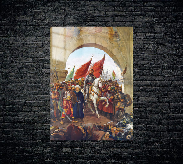 Fatih Sultan Mehmet Metal Poster 1629