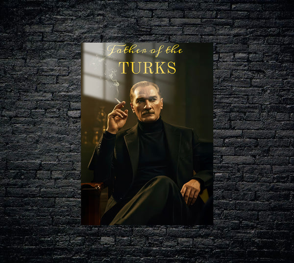 Atatürk Metal Poster 1640