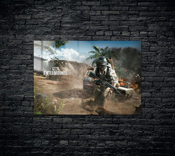 PUBG Battlegrounds Metal Poster 1186