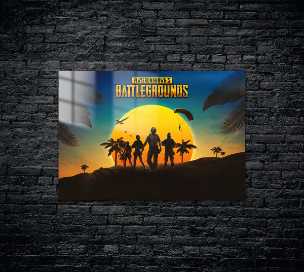 PUBG Battlegrounds Metal Poster 1187