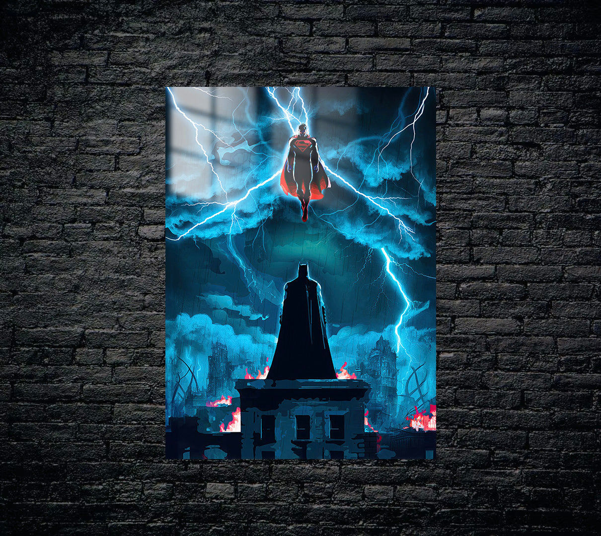 Batman Superman Metal Poster 57