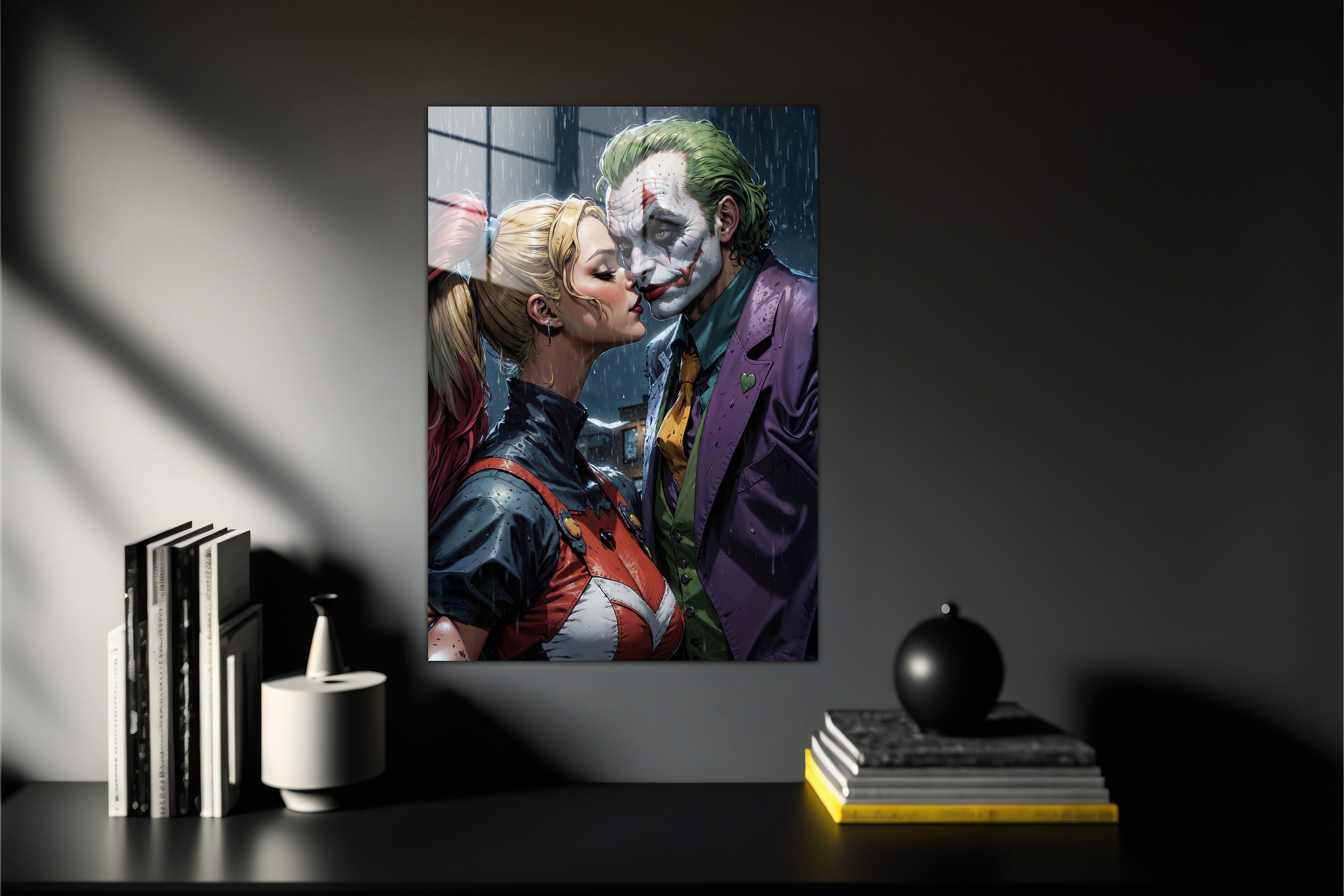 Batman Joker Harley Quinn Metal Poster 60