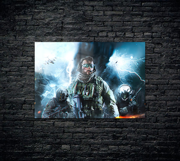 Battlefield Metal Poster 1337