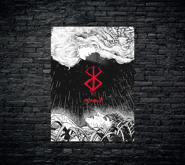 Berserk Kentaro Miura Metal Poster 81