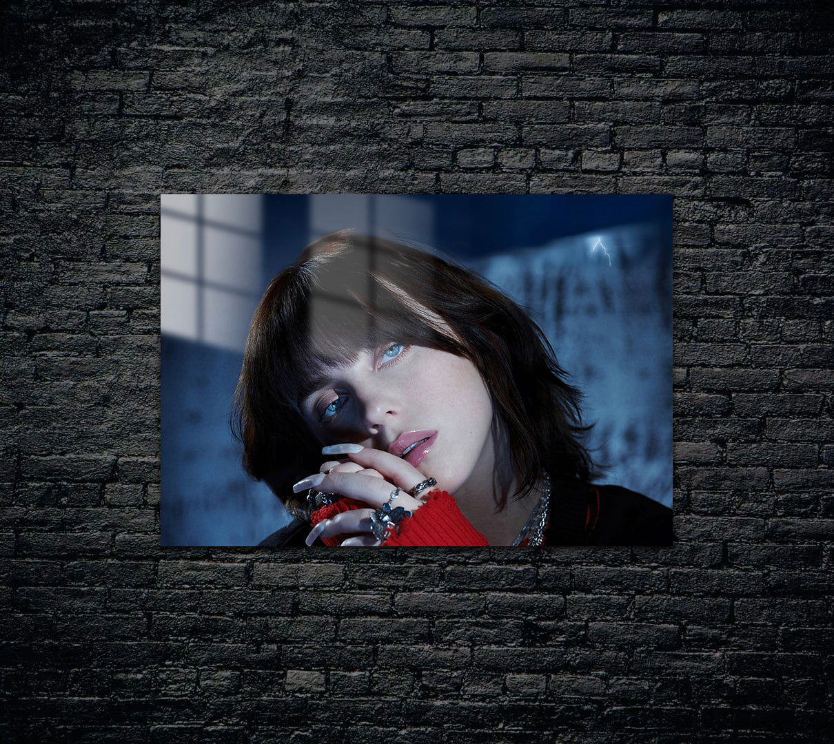 Billie Eilish Metal Poster 1466