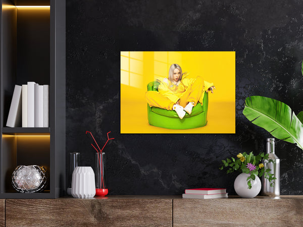 Billie Eilish Metal Poster 1468