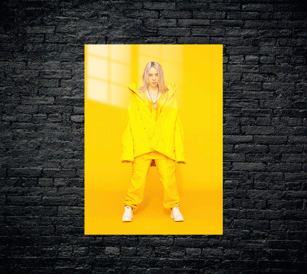 Billie Eilish Metal Poster 1470