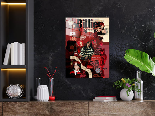 Billie Eilish Metal Poster 1471