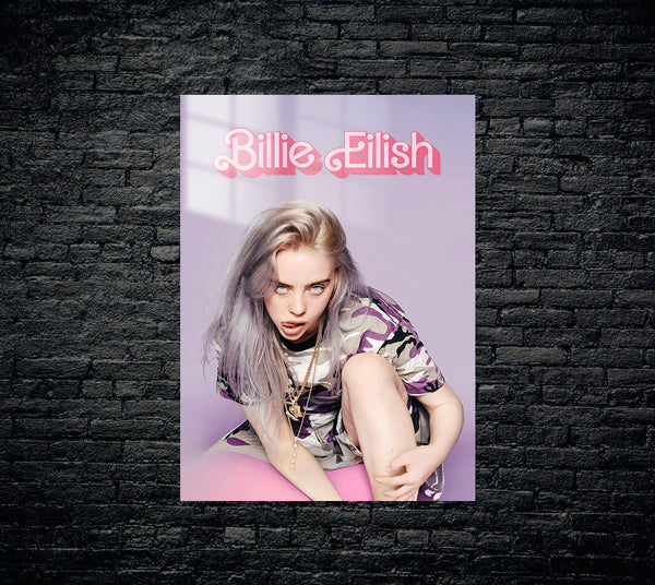 Billie Eilish Metal Poster 1472