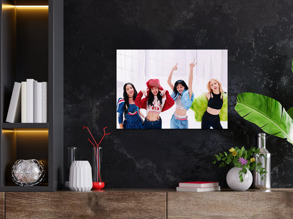 Black Pink Metal Poster 1482