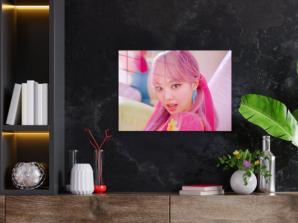 Black Pink Metal Poster 1485
