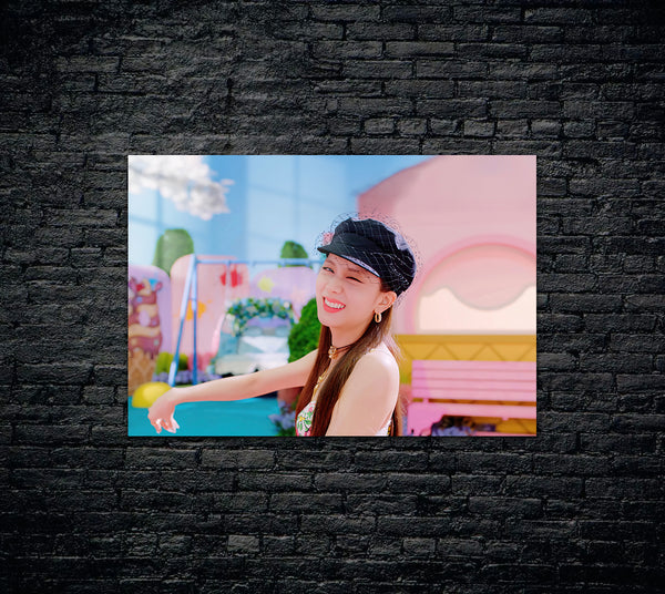 Black Pink Metal Poster 1486