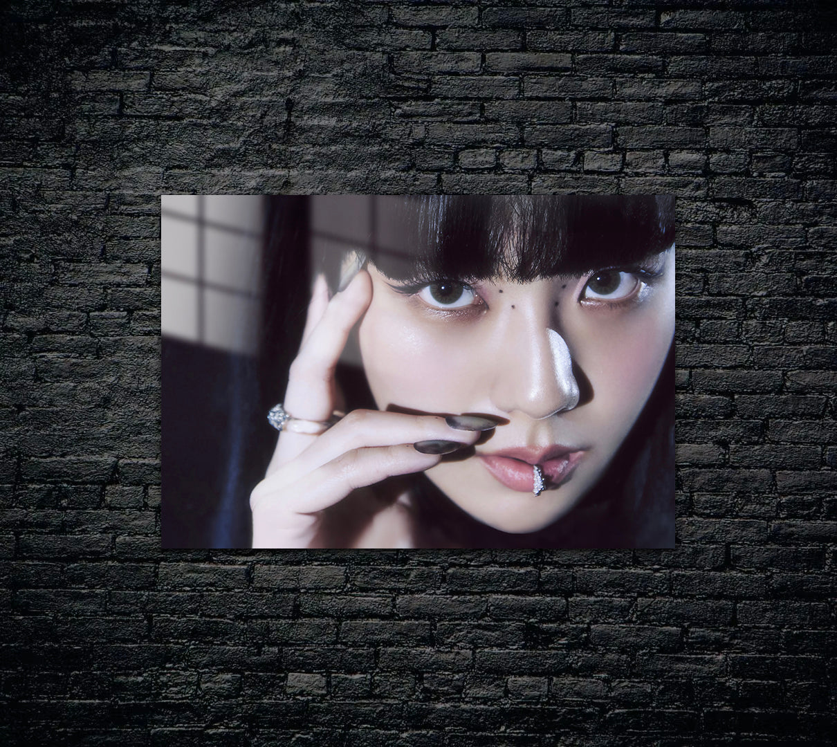 Black Pink Metal Poster 1487