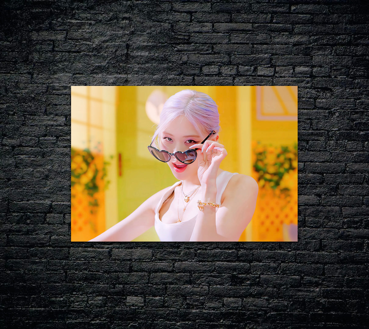 Black Pink Metal Poster 1490