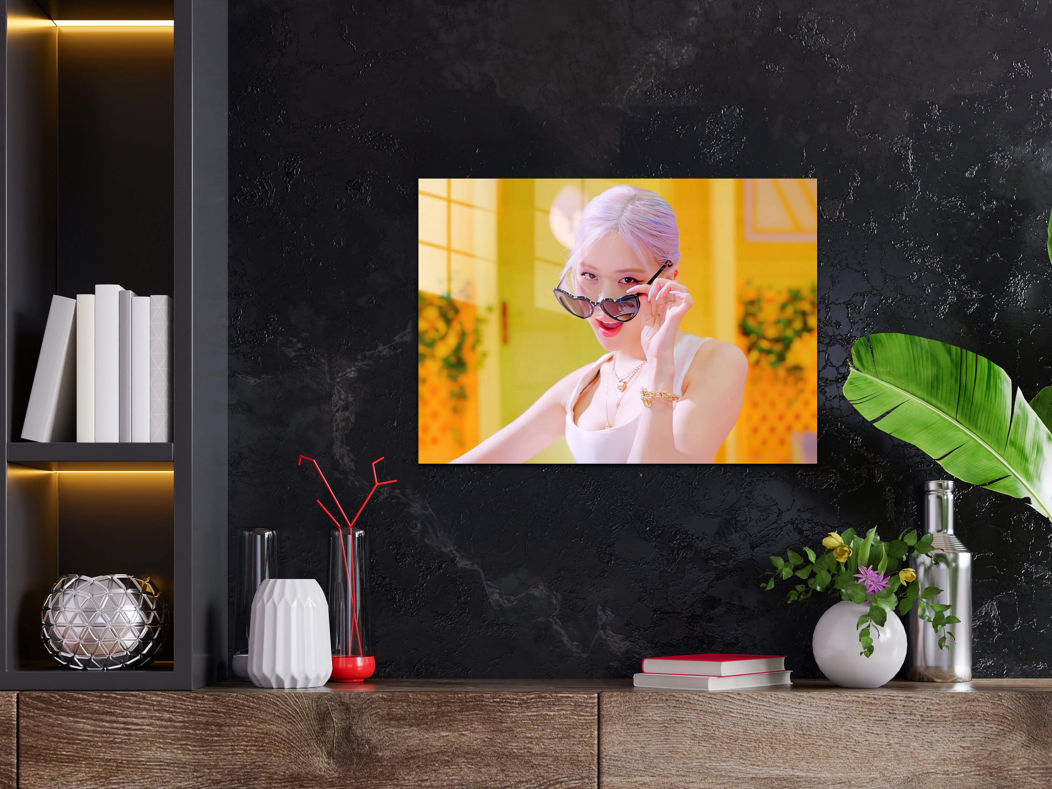 Black Pink Metal Poster 1490