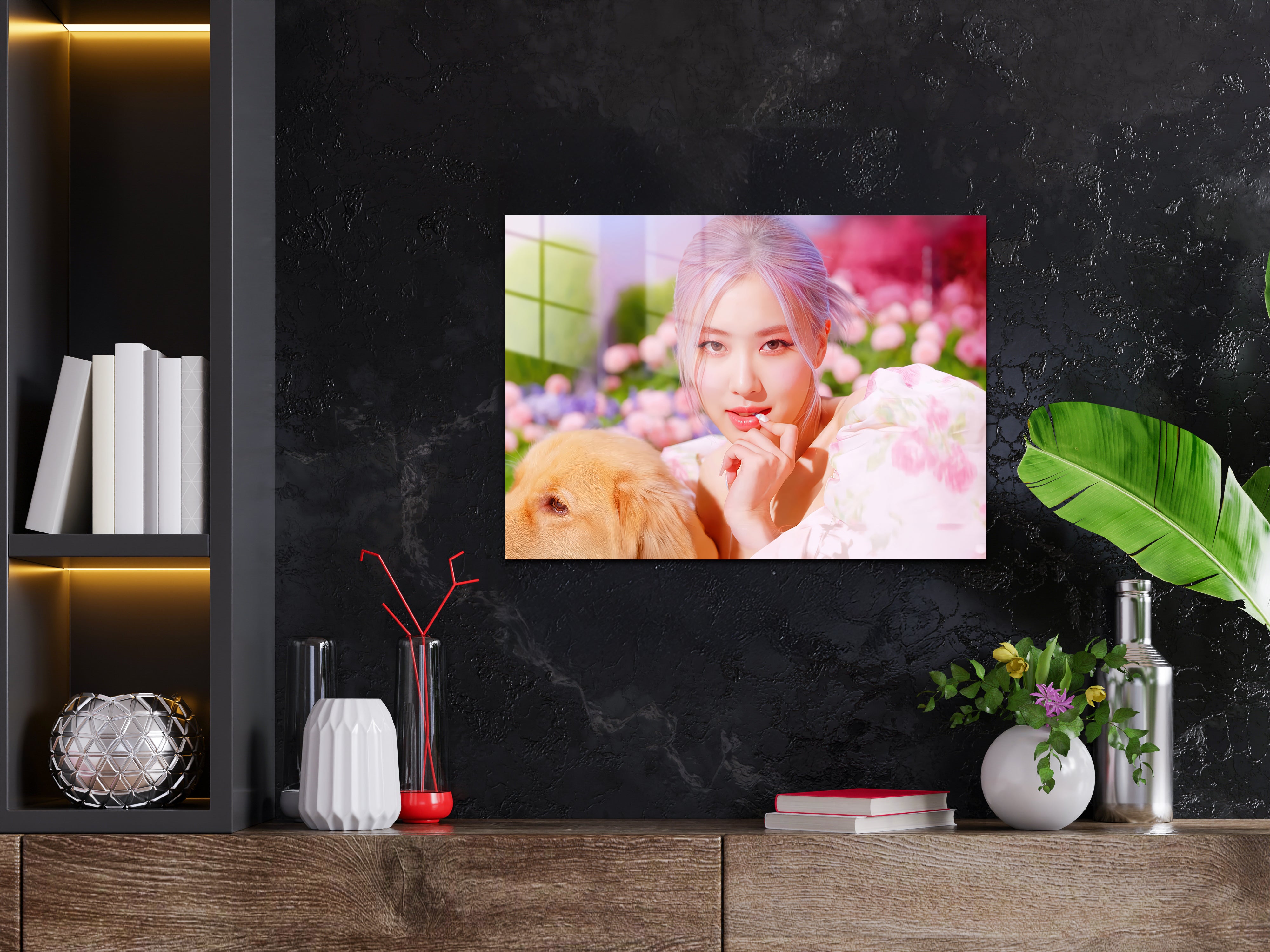 Black Pink Metal Poster 1491