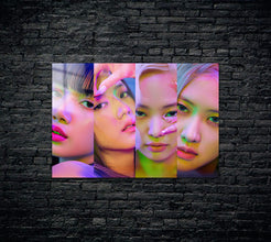 Black Pink Metal Poster 1474