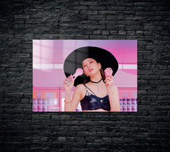 Black Pink Metal Poster 1475