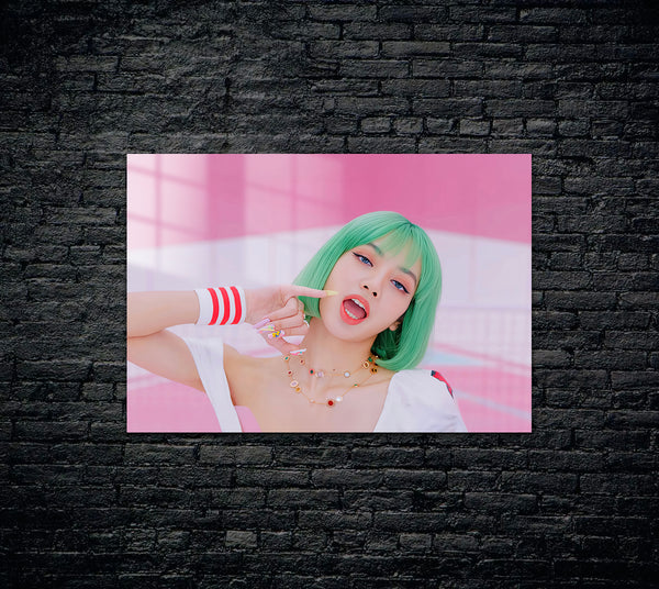 Black Pink Metal Poster 1476