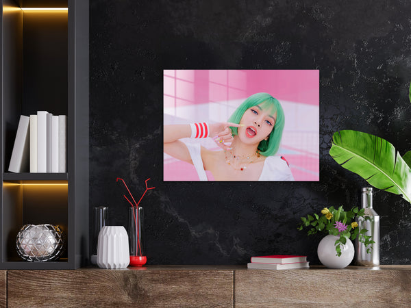 Black Pink Metal Poster 1476