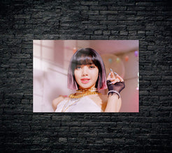 Black Pink Metal Poster 1477