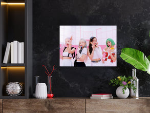 Black Pink Metal Poster 1479