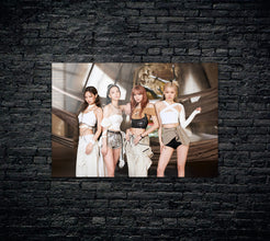 Black Pink Metal Poster 1480