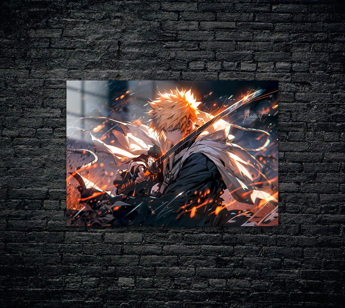 Bleach Ichigo Kurosaki Metal Poster 88