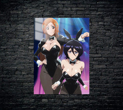 Bleach Orihime Inoue Rukia Kuchiki Metal Poster 95