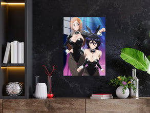 Bleach Orihime Inoue Rukia Kuchiki Metal Poster 95
