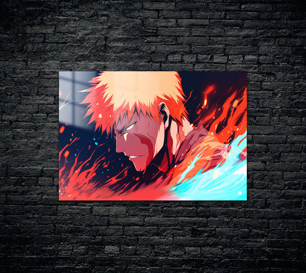 Bleach Ichigo Kurosaki Metal Poster 102