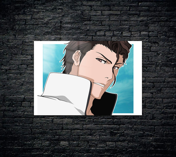 Bleach Aizen Metal Poster 104