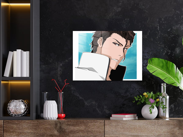 Bleach Aizen Metal Poster 104