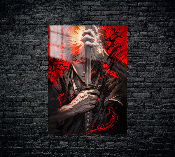 Bleach Ichigo Kurosaki Metal Poster 111
