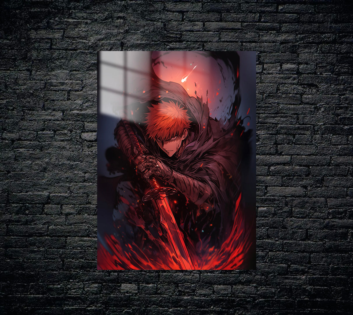 Bleach Ichigo Kurosaki Metal Poster 119