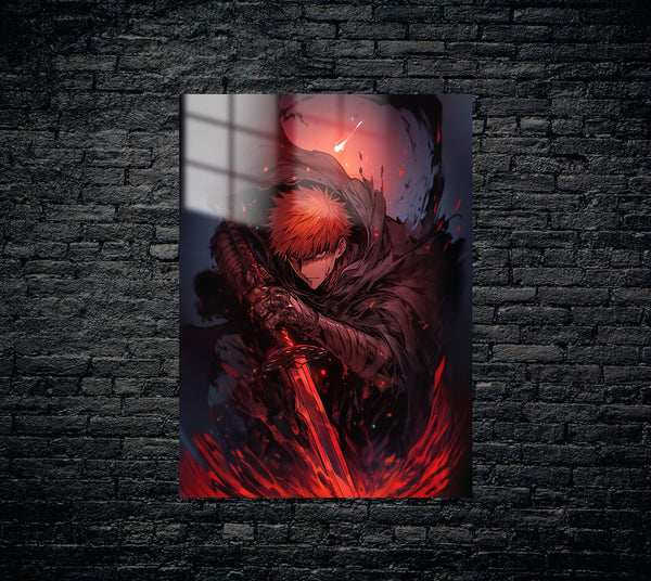 Bleach Ichigo Kurosaki Metal Poster 119