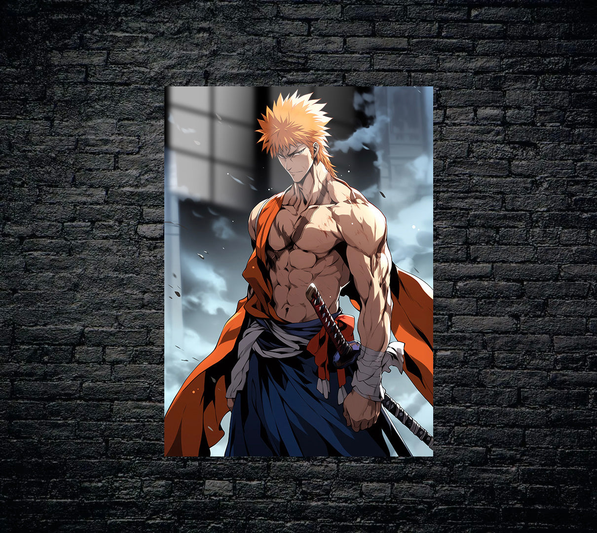 Bleach Ichigo Kurosaki Metal Poster 120