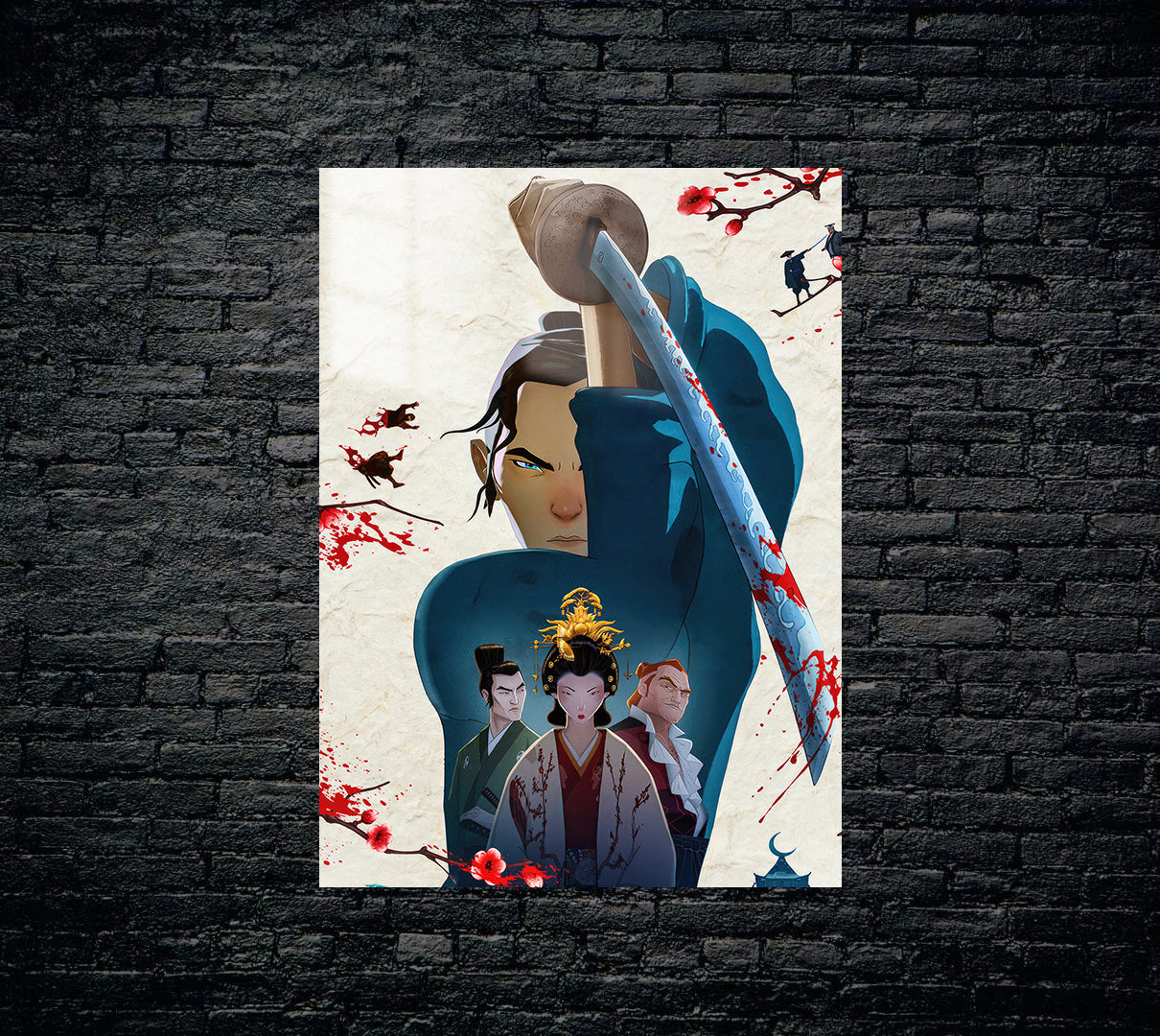 Blue Eye Samurai Metal Poster 944