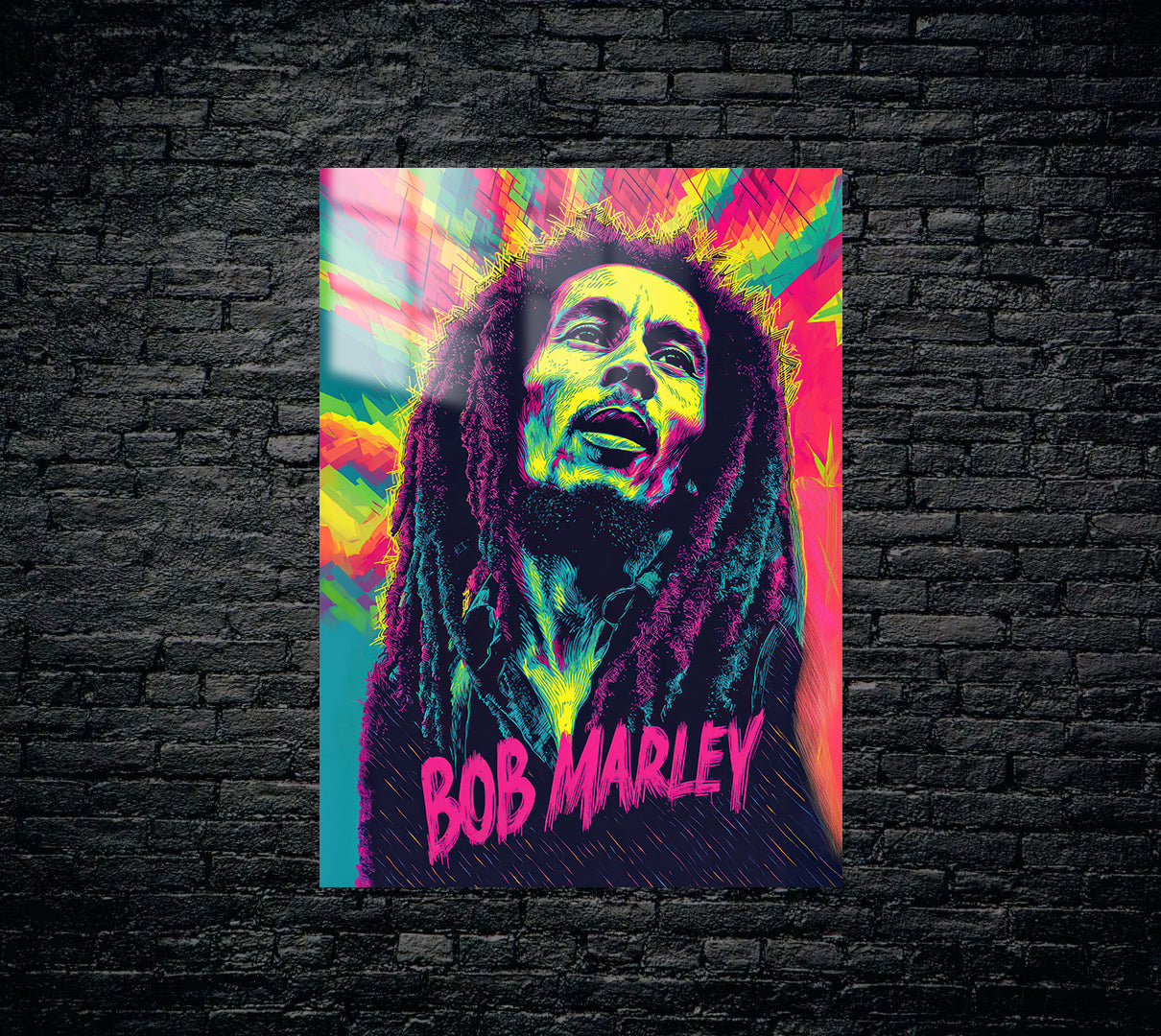 Bob Marley Metal Poster 1492