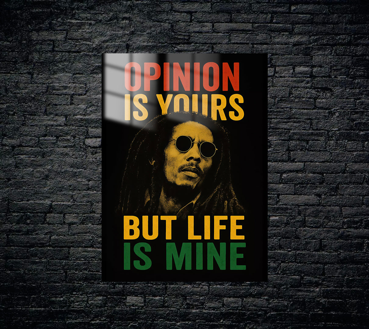 Bob Marley Metal Poster 1493