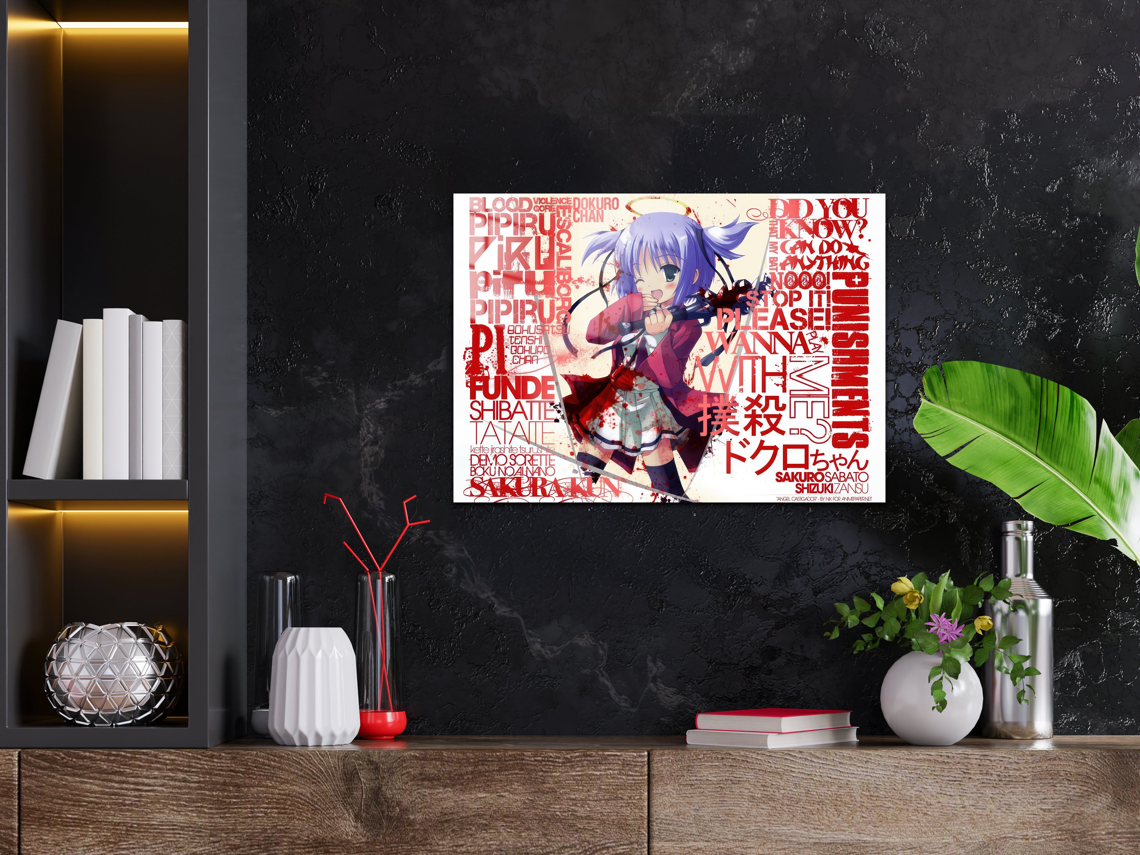 Bokusatsu Tenshi Dokuro-chan Metal Poster 1291
