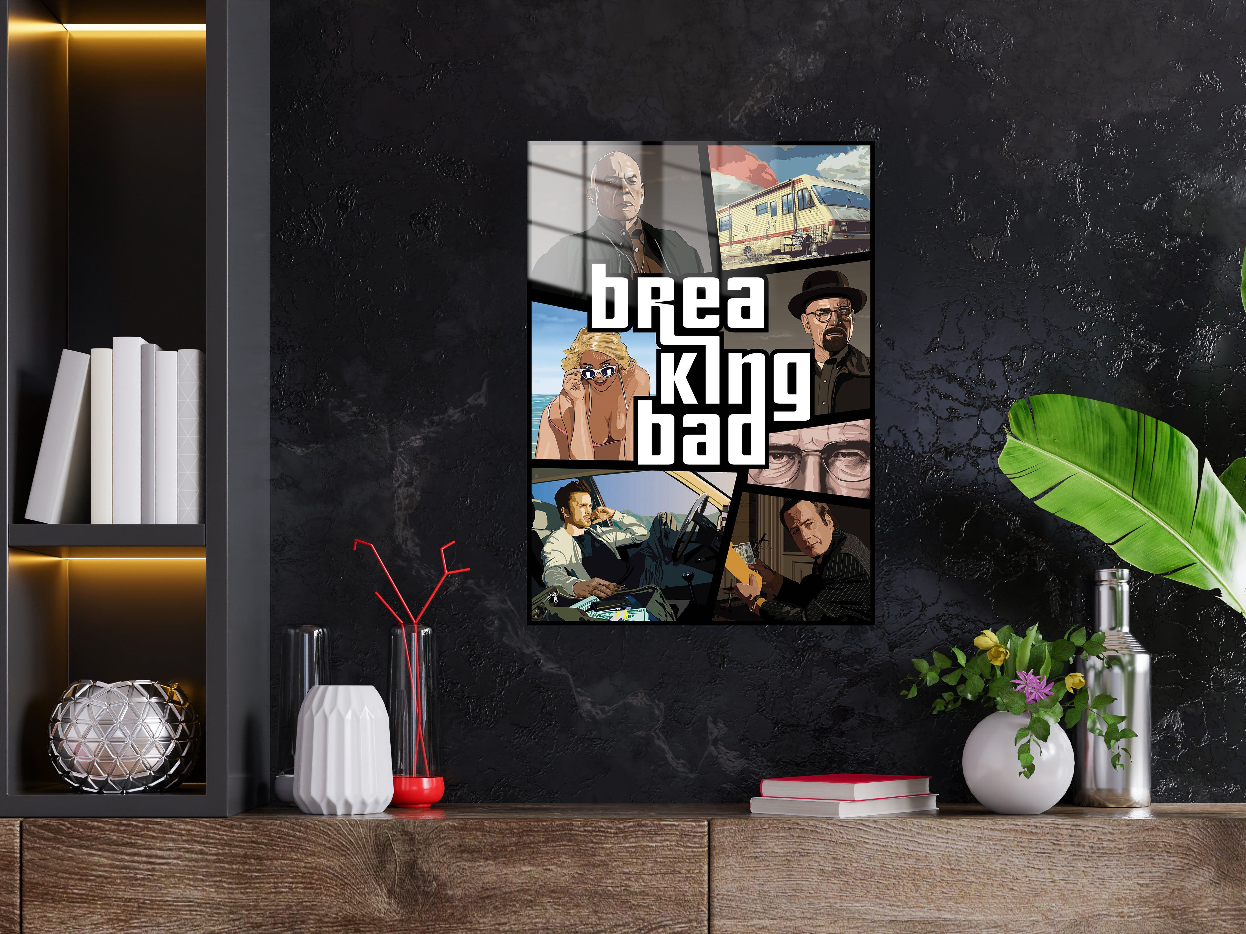 Breaking Bad GTA Metal Poster 954