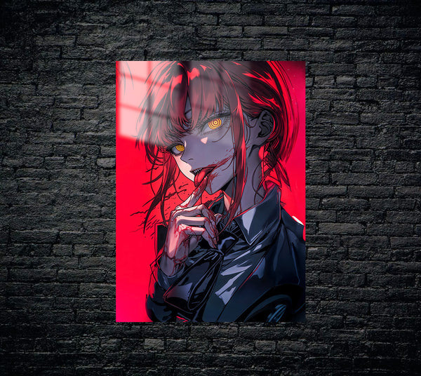 Chainsaw Man Makima Metal Poster 150