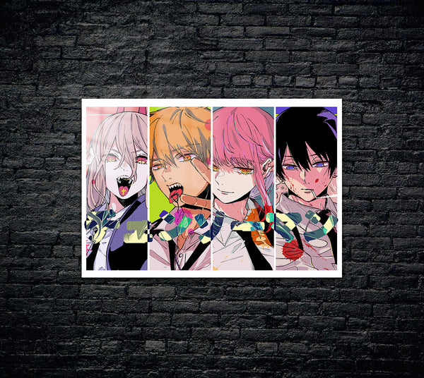 Chainsaw Man Metal Poster 153