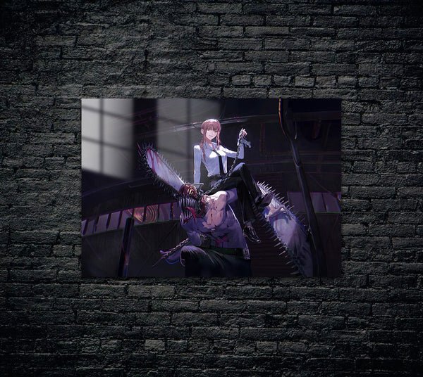 Chainsaw Man Denji Makima Metal Poster 162